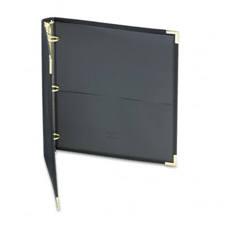 Davenport Classic Collection Ring Binder Portfolio 11 x 8-1/2 1'' Capacity Black DA713396